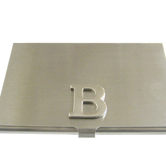 Business Cardholder – Clayton & Crume Letter B Monogram Business Card Holder